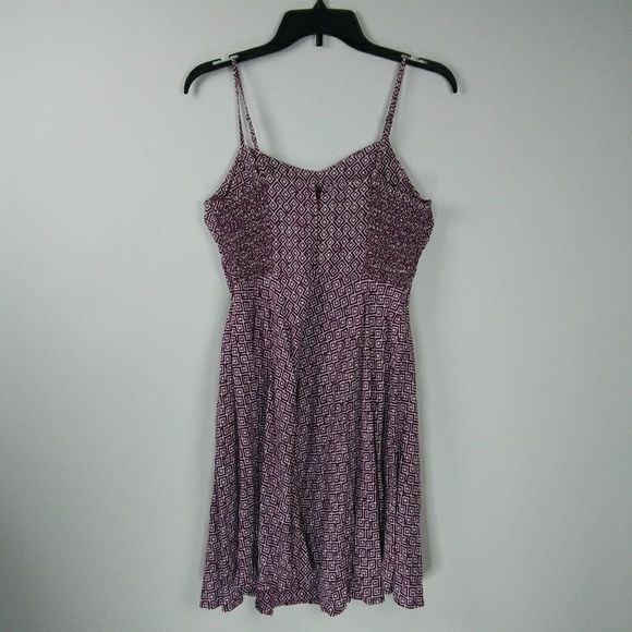 OLD NAVY Plum White Spaghetti Strap Dress S P - Picture 3 of 4